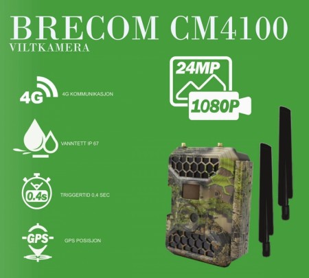 Brecom CM4100 Viltkamera med 4G