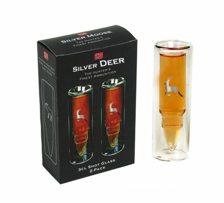 Silver Deer Shotglass - 2 pk