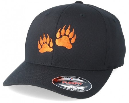 Bear Prints Black Flexfit - Hunter
