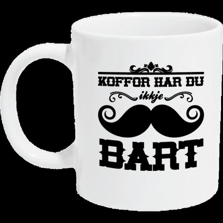 Koffør har du ikkje bart