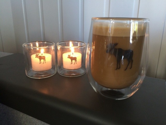 Silver Moose Kaffeglass