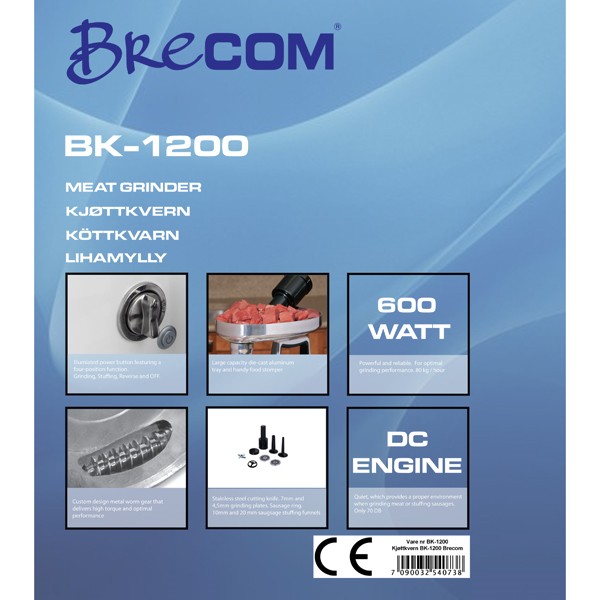 Kjøttkvern BK-1200; Brecom
